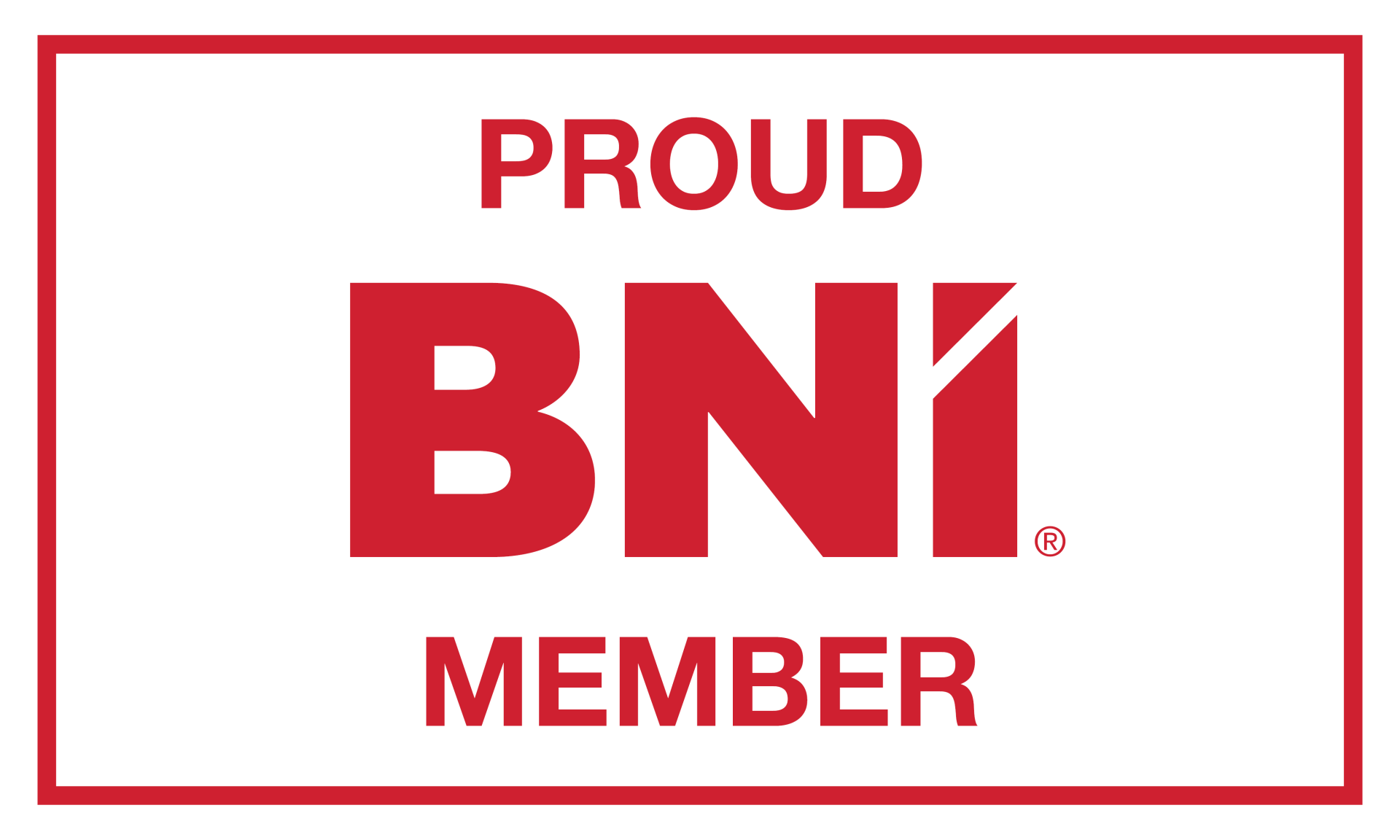 Proud BNI member